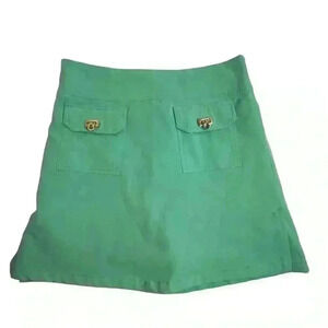 Fairway Fox Women's Mini Golf Skort Size 4 Kelly Green with Pockets